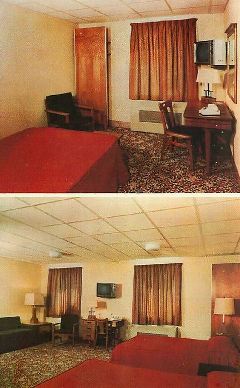 Doherty Hotel Motel (Doherty Motel Hotel, Doherty Motor Hotel) - Vintage Postcard (newer photo)